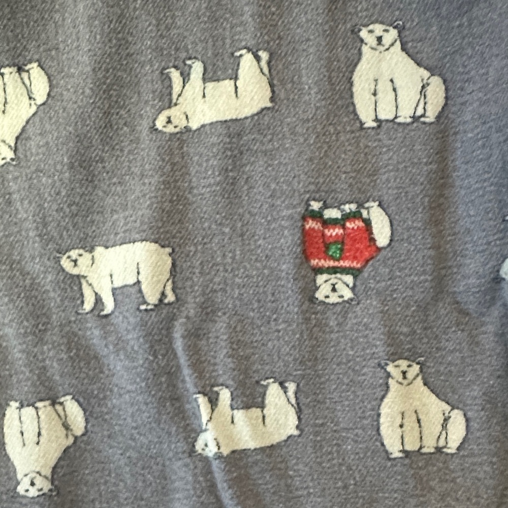 Women’s Old Navy Pajama Pants with Polar Bear Print - Picture 3 of 4
